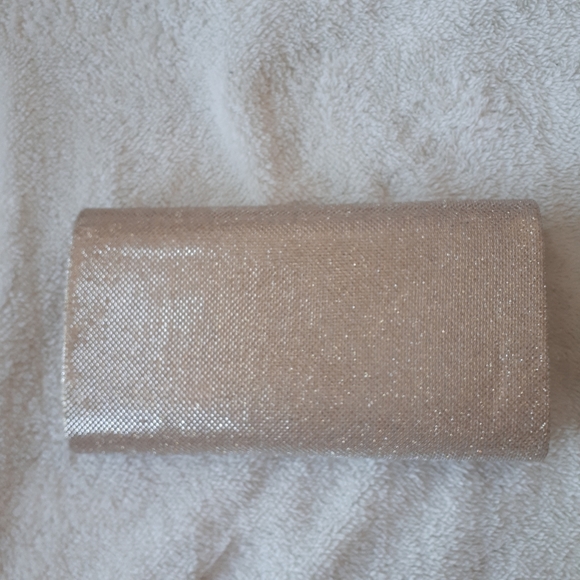 Clutch purse, sparkly gold colored - Picture 6 of 6